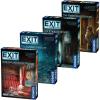 EXIT: The Game 4-Pack Escape Room Bundle | Season 3 | Dead Man on the Orient Express | Sinister Mansion | Sunken Treasure | Mysterious Museum | Family-Friendly, Cooperative Game | 1 to 4 Players