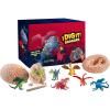 Thames & Kosmos I Dig It! Dragon Egg Excavation Gift Set | 18 Excavation Kits w/Plastic Dragon Figurines Inside | Party Favors, Stocking Stuffers, Easter Baskets | 8 Unique Dragons to Collect | EN/FR
