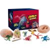 Thames & Kosmos I Dig It! Dragon Egg Excavation Gift Set | 18 Excavation Kits w/Plastic Dragon Figurines Inside! | Party Favors, Stocking Stuffers, Easter Baskets | 8 Unique Dragons to Collect