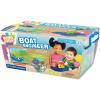 Thames & Kosmos Kids First Boat Engineer STEM Experiment Kit for Young Learners, Build 10 Non-Motorized Models, Play & Learn with Storybook Manual, Parents’ Choice Gold Award Winner(Boat Engineer Platic Bin)