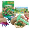 Thames & Kosmos Wow in The World Dino DIG & Diorama | 10 Dig-Out Plaster Dinosaur Eggs, Prehistoric DIY Diorama, Companion Audio Content, Bonus Reusable Science Tool, STEM Toy for Kids 4