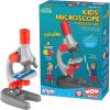 Wow in The World Kids’ Microscope & Biology Kit, Up to 720x Magnification, LED Illumination, Prepared & Blank Slides, Companion Audio Content, Beginner Science Gift for Ages 6+ by Thames & Kosmos