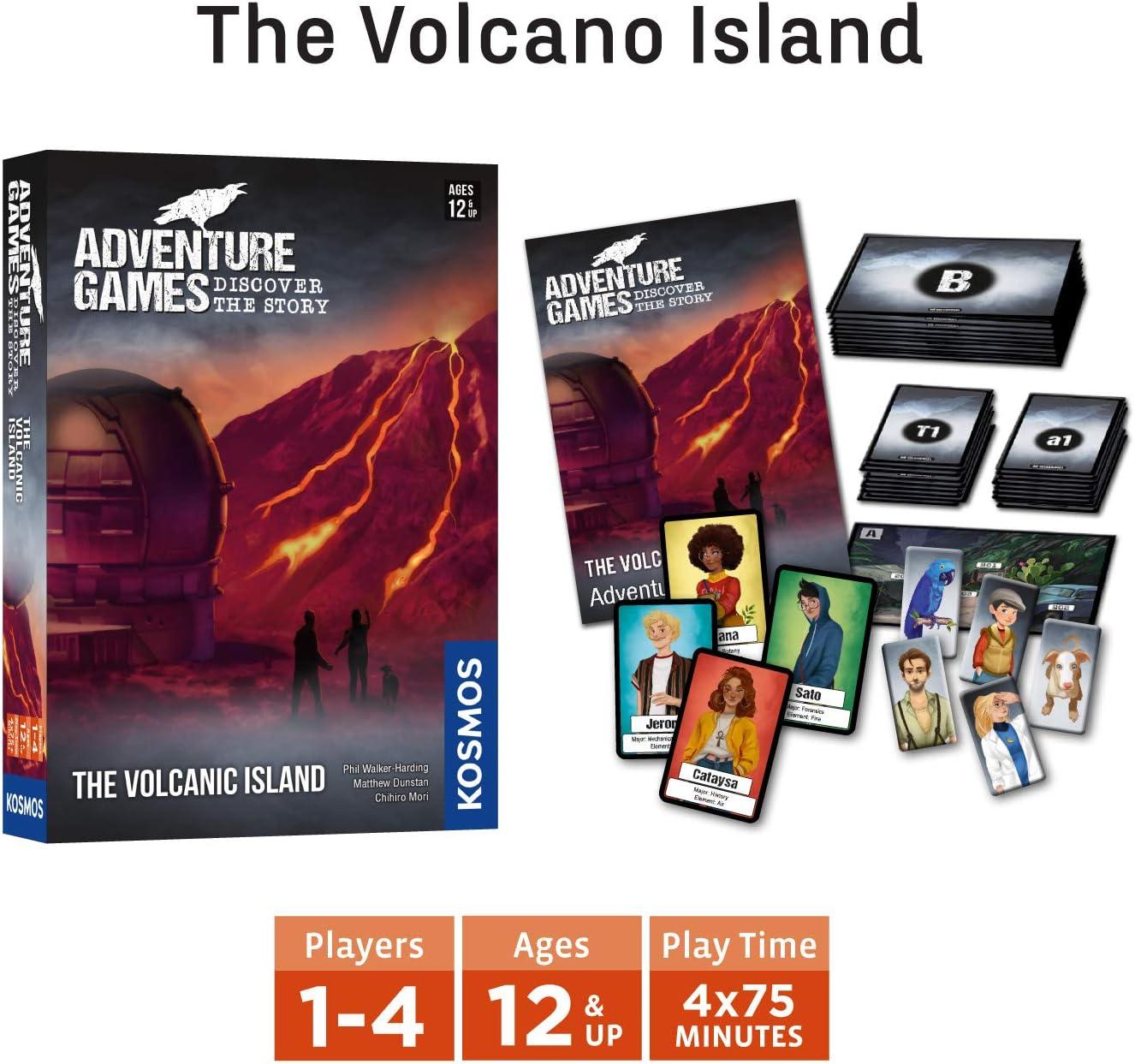 imageAdventure Games 3Pack Bundle The Volcanic Island The Dungeon Monochrome Inc Collaborative Replayable Storytelling Gaming Experience 1 to 4 Players