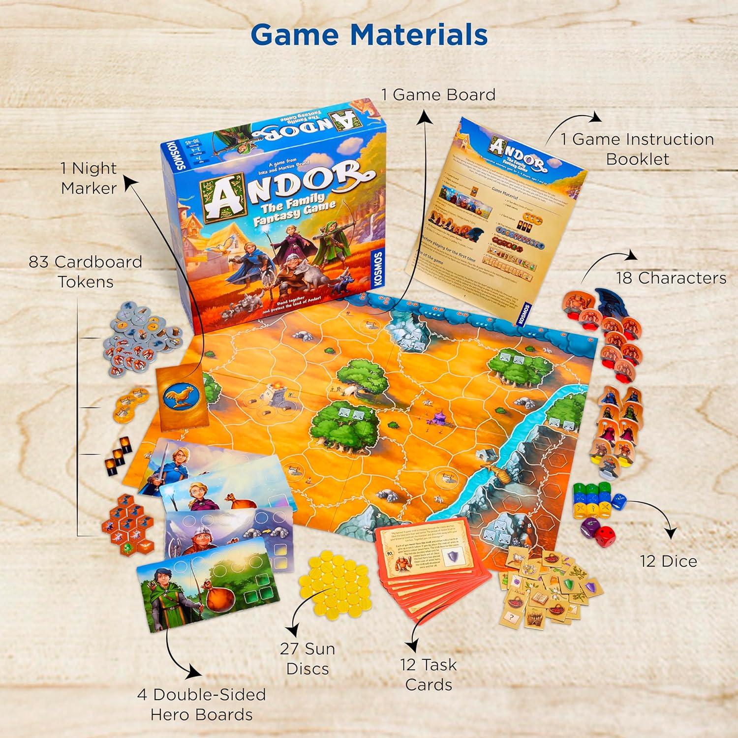 imageAndor The Family Fantasy Game Cooperative Family Board Game by Kosmos 2 to 4 Players Ages 7