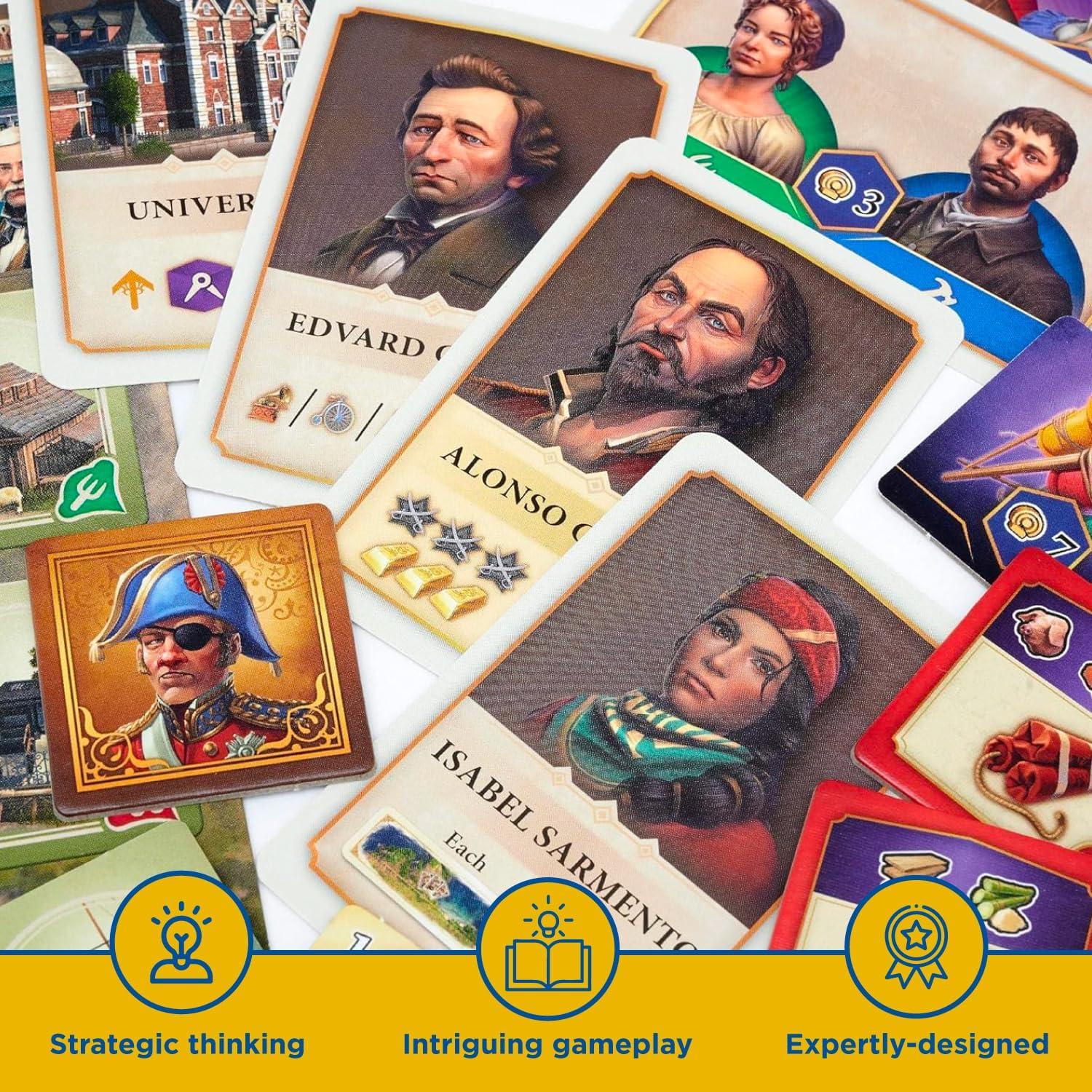 imageAnno 1800  A Kosmos Game from Thames ampamp Kosmos  A Civilization Game Based on The Video Game  Designed by Martin Wallace for 24 Players Ages 12 and up