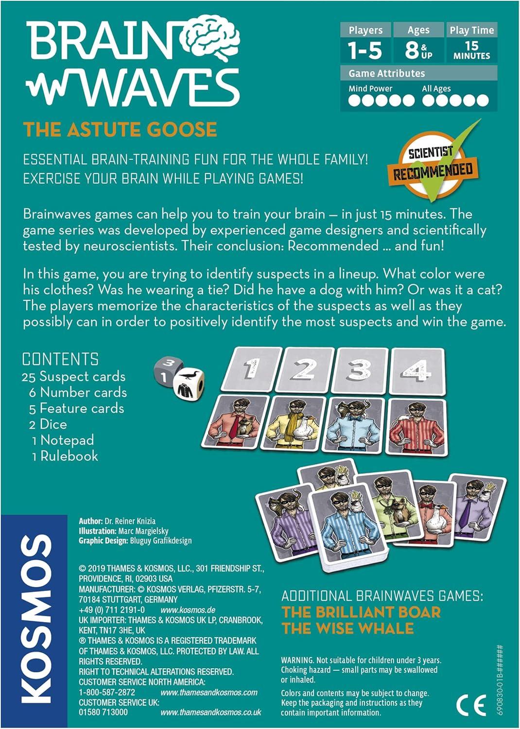 imageBrainwaves The Astute Goose  A Kosmos Game from Thames ampamp Kosmos  Fun Scientist Approved FamilyFriendly Games to Sharpen Your Mind ampamp Train Your Brain for Ages 8