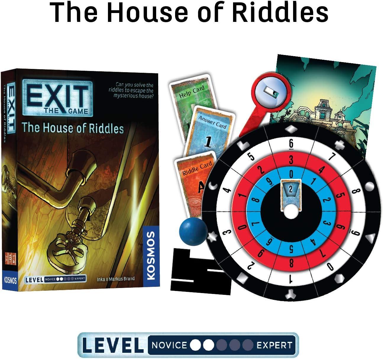imageEXIT The Game 4Pack Escape Room  Beginner Bundle  Haunted Roller Coaster Sunken Treasure Mysterious Museum House of Riddles  FamilyFriendly Cooperative Game  1 4 Players Ages 10
