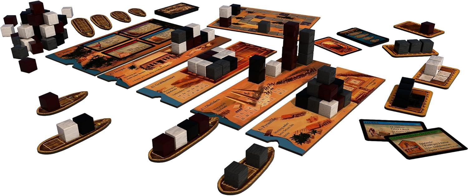 imageImhotep Builder of Egypt  Family Board Game by Kosmos  24 Players  Ages 10  Toy of The Year Finalist  Parents Choice Gold Award Winner  Toy Insider Top Holiday Toy  Spiel Des JahresNominated