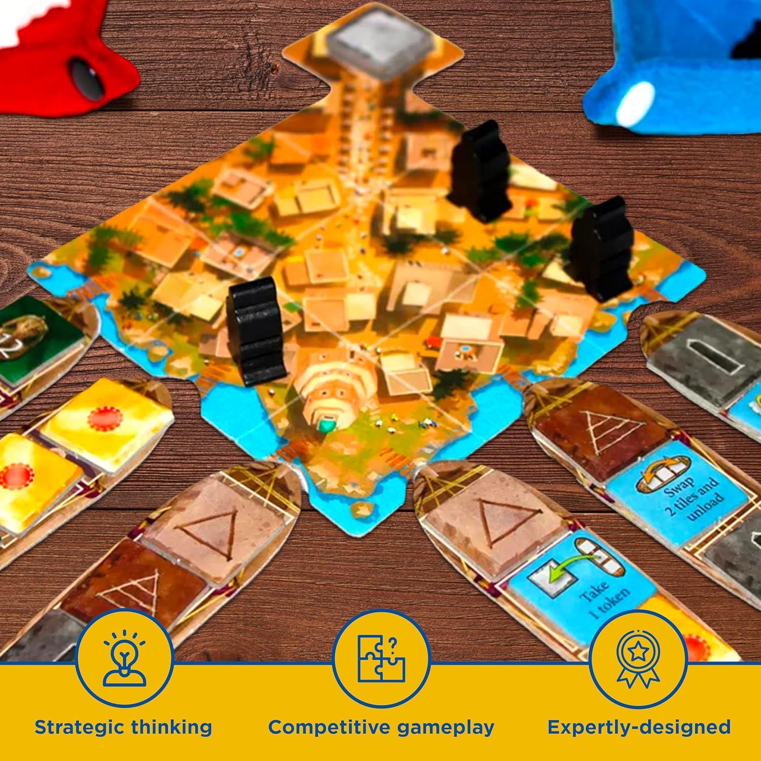 imageImhotep The Duel  A Kosmos Game from Thames ampamp Kosmos  2Player Version of Spiel Des JahresNominated Imhotep Builder of Egypt Board Game