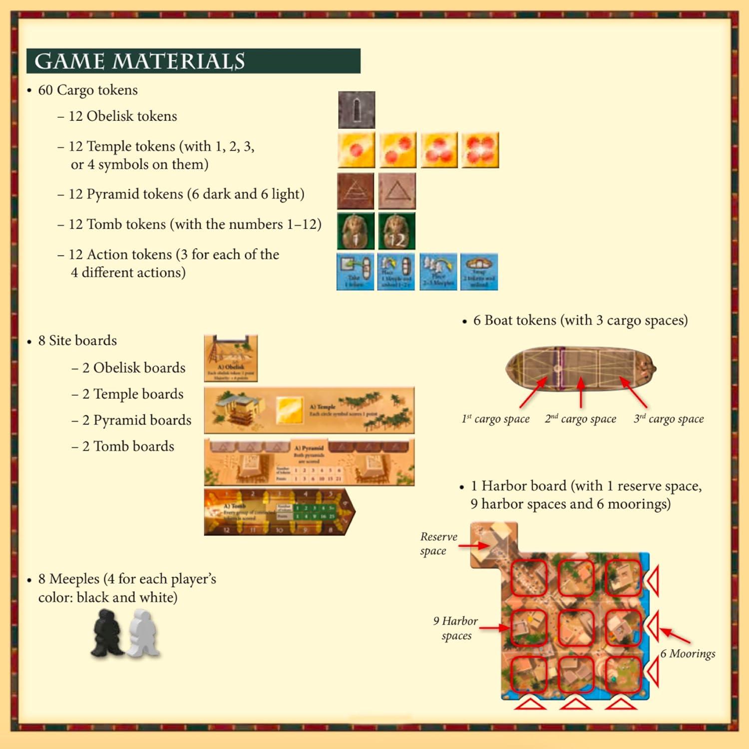 imageImhotep The Duel  A Kosmos Game from Thames ampamp Kosmos  2Player Version of Spiel Des JahresNominated Imhotep Builder of Egypt Board Game