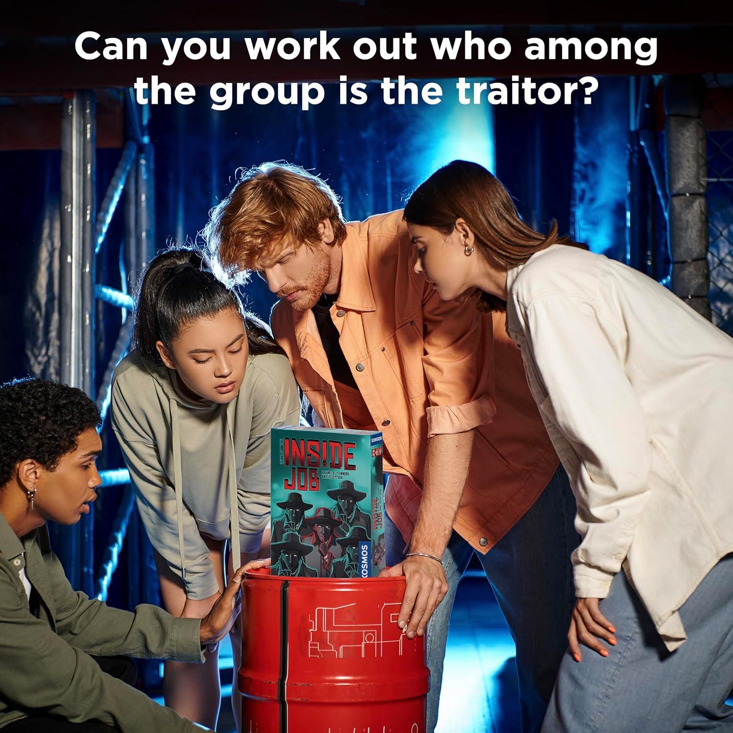 imageInside Job  Social Deduction Game  Card Game  Family Games  Kosmos  25 Players  Spy Games  FastPaced