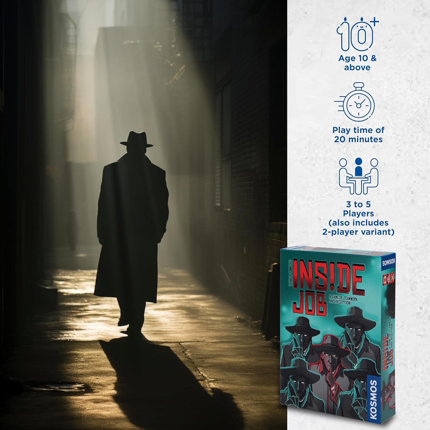 imageInside Job  Social Deduction Game  Card Game  Family Games  Kosmos  25 Players  Spy Games  FastPaced