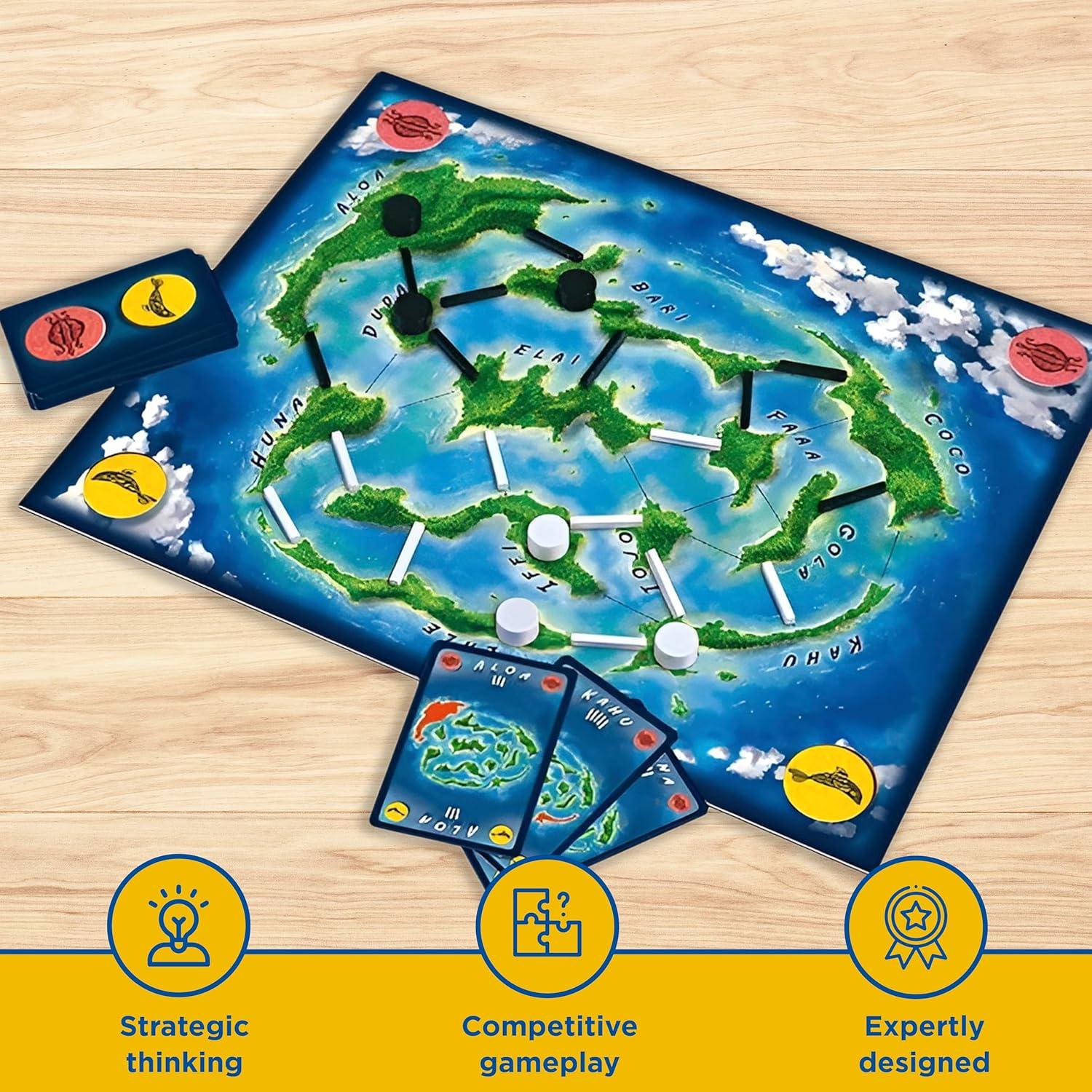 imageKahuna Board Game  2 Player Kosmos Game  Area Control Strategy  30 Min
