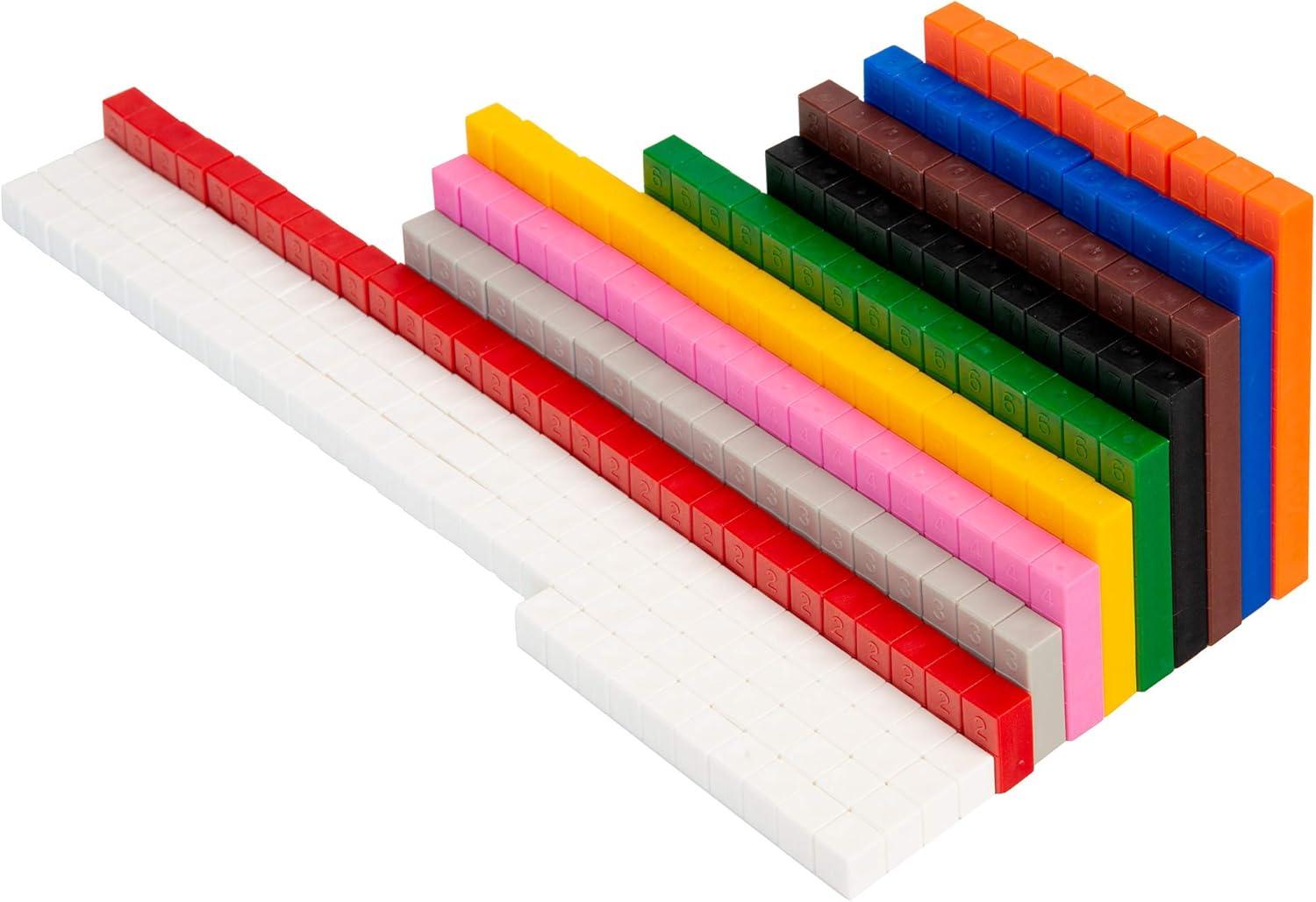 imageKids First Math Number Rods Math Kit wActivity Cards  Develop Skills in Counting Sorting Sequencing Graphing Measuring ampamp More  Visual Handson Math for atHome or Classroom Learning Ages 3