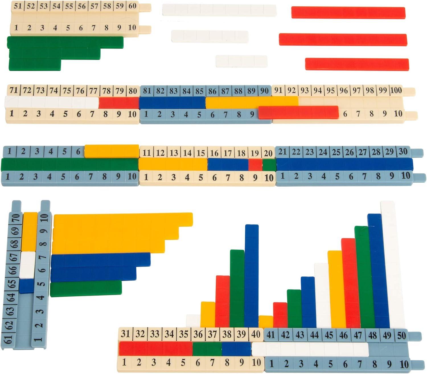 imageKids First Math Number Track Math Kit wLesson Guide  Develop Skills in Counting Sorting Sequencing Pattern Recognition ampamp More  Visual Handson Math for atHome or Classroom Learning Ages 3