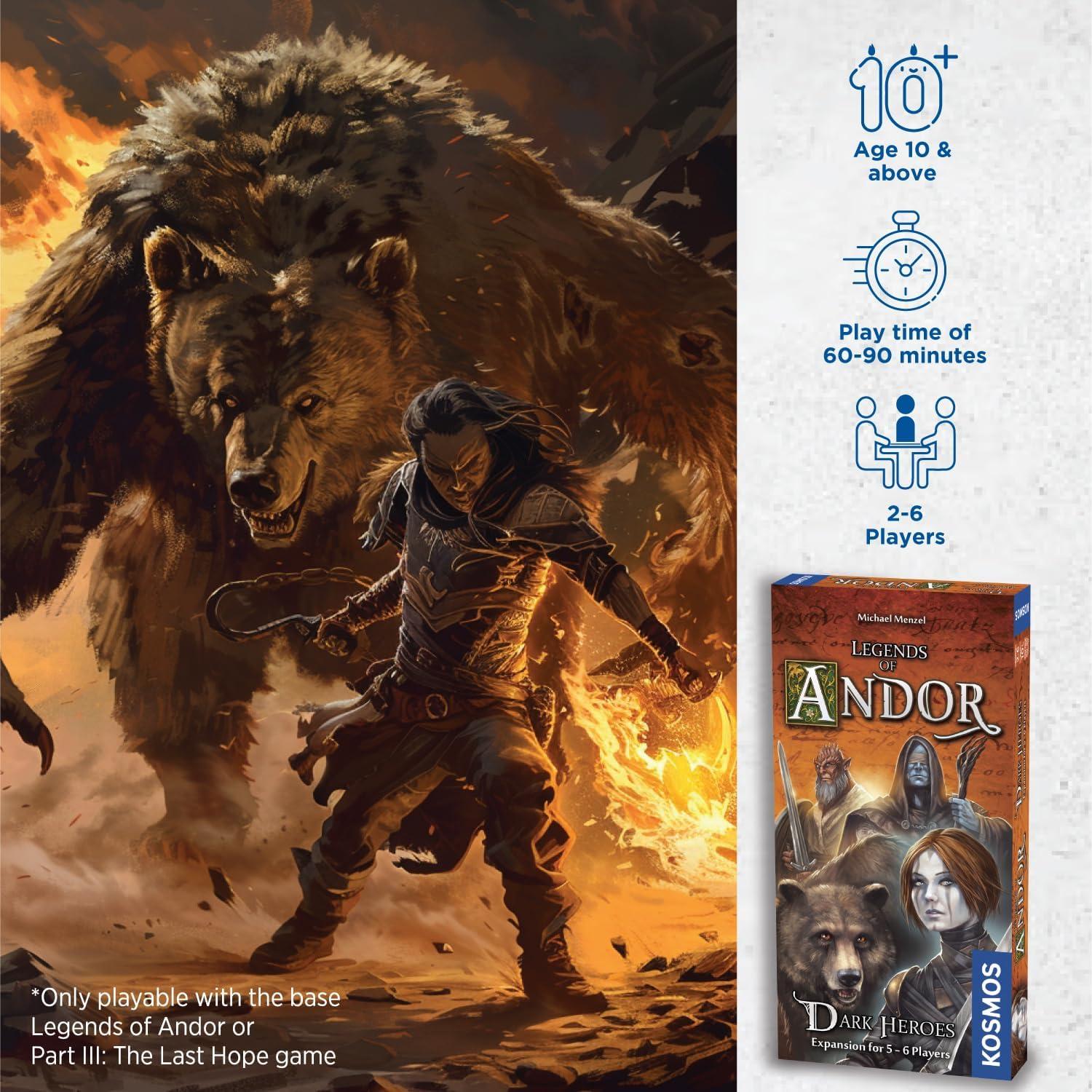 imageLegends of Andor  Dark Heroes Expansion Pack