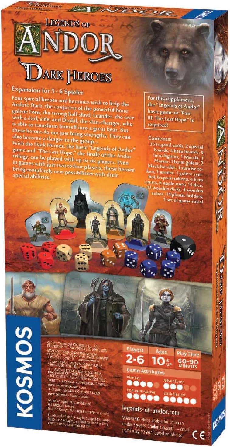 imageLegends of Andor  Dark Heroes Expansion Pack