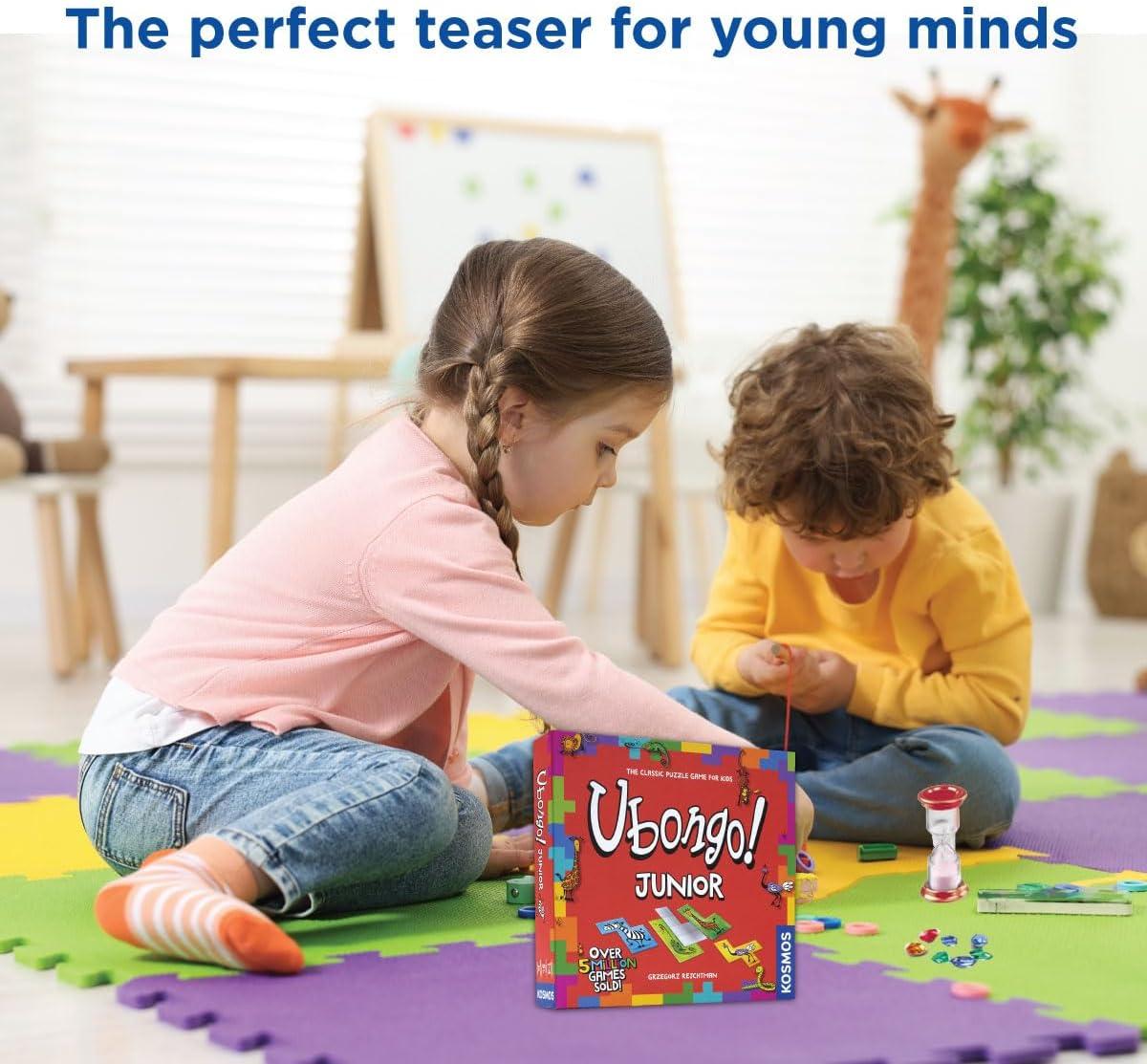 imageThames ampamp Kosmos  Ubongo Junior  Sprint to Solve The Puzzle  Family Friendly Board Game Great for Kids  Highly RePlayable  Quality Components