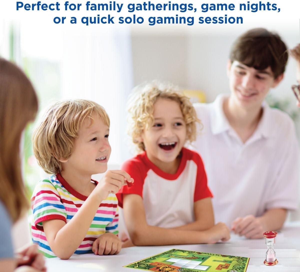 imageThames ampamp Kosmos  Ubongo Junior  Sprint to Solve The Puzzle  Family Friendly Board Game Great for Kids  Highly RePlayable  Quality Components