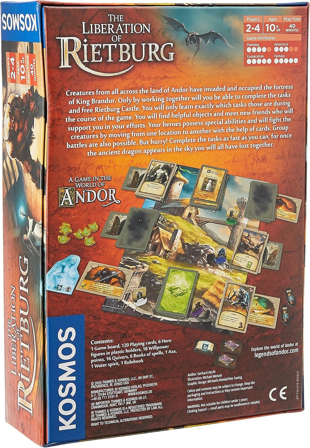 imageThames ampamp Kosmos 691746 Kosmos The Liberation of Rietburg World of Andor Coop Game 24 Players Ages 10  Brown