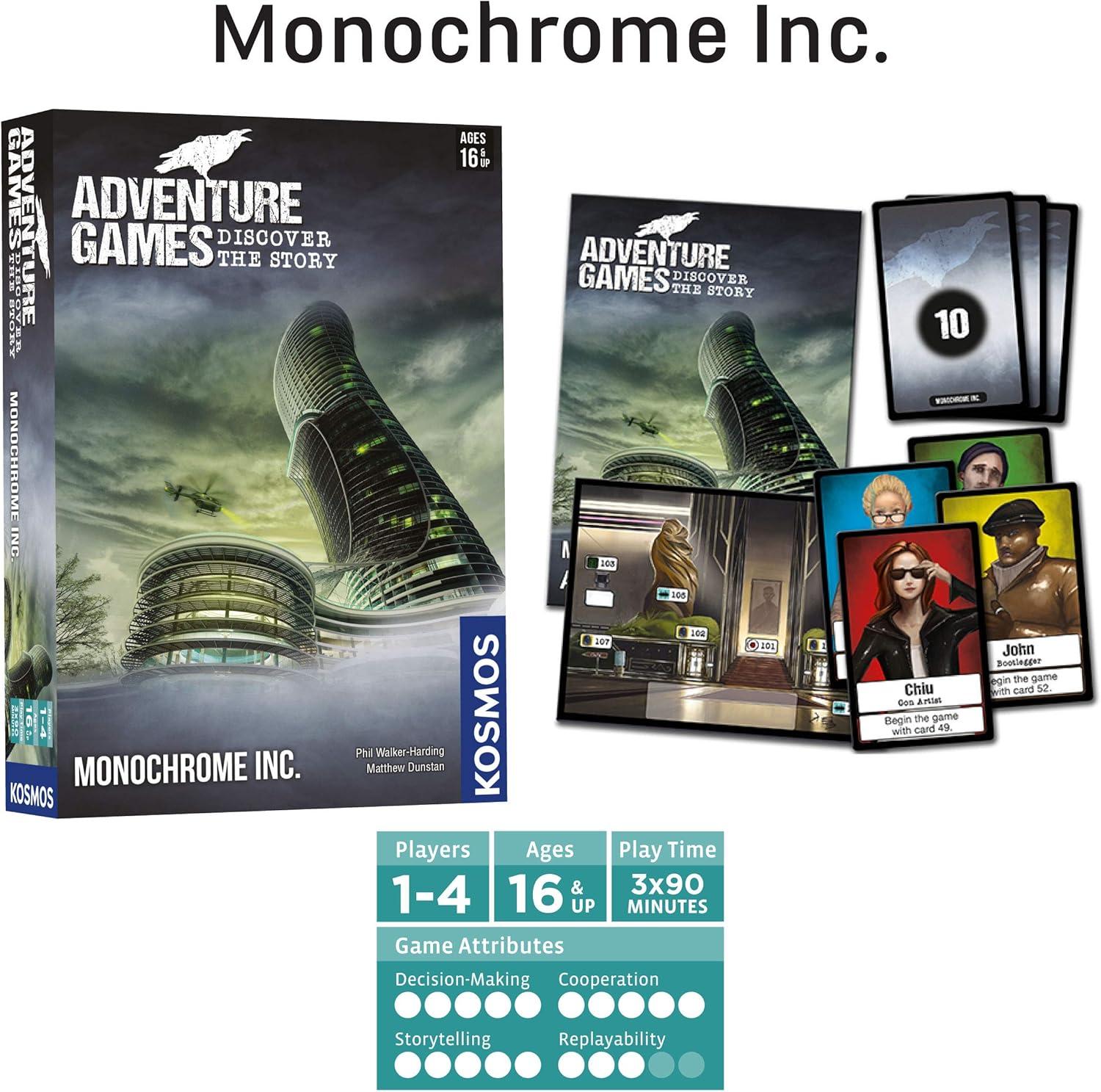 imageThames ampamp Kosmos Adventure Games 2Pack Bundle The Dungeon Monochrome Inc Collaborative Replayable Storytelling Gaming Experience 1 to 4 Players