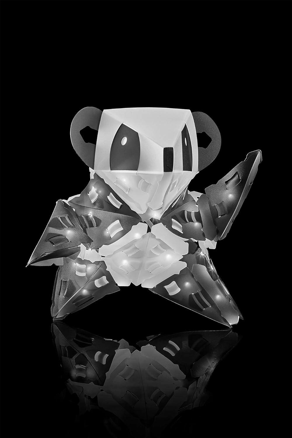 imageThames ampamp Kosmos Creatto Glowing Panda ampamp Monochrome Crew LightUp 3D Puzzle Kit  Includes Creatto Puzzle Pieces to Make Your Own Illuminated Craft Creations  DIY Activity Kit ampamp LED LightsGlowing Panda