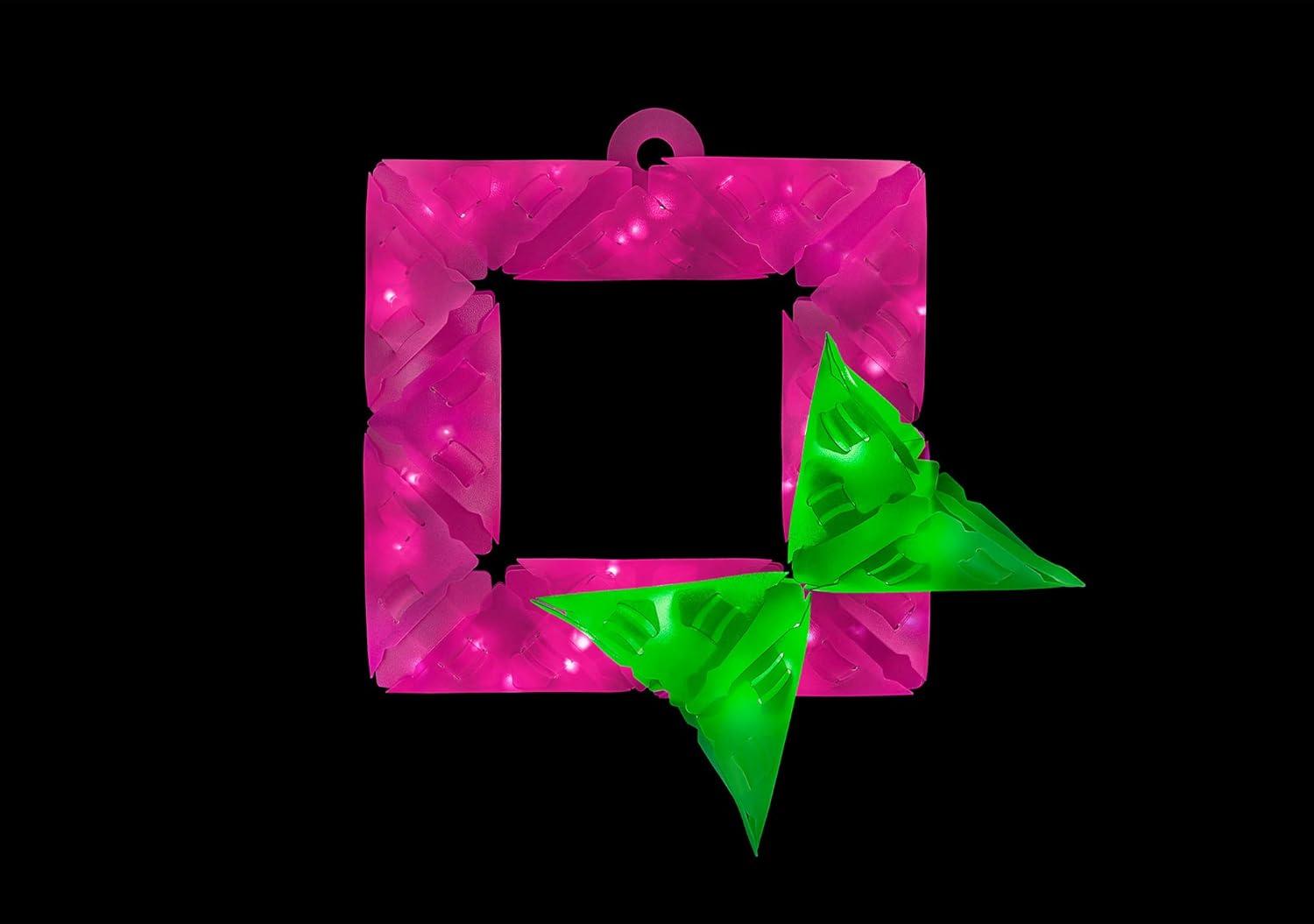 imageThames ampamp Kosmos Creatto Glowing Panda ampamp Monochrome Crew LightUp 3D Puzzle Kit  Includes Creatto Puzzle Pieces to Make Your Own Illuminated Craft Creations  DIY Activity Kit ampamp LED LightsShining Sweetheart