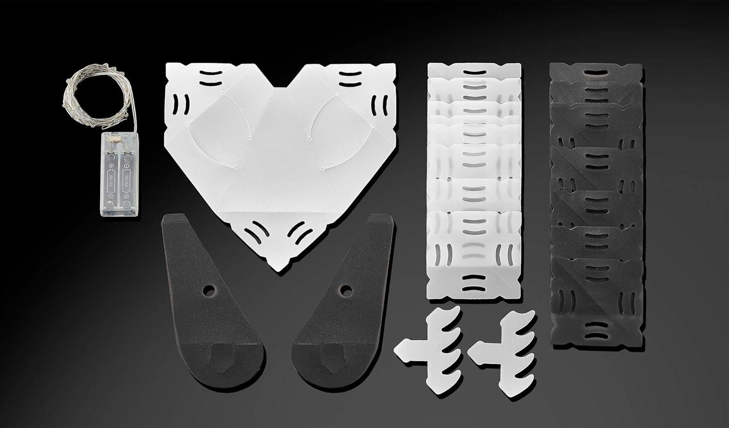 imageThames ampamp Kosmos Creatto Glowing Panda ampamp Monochrome Crew LightUp 3D Puzzle Kit  Includes Creatto Puzzle Pieces to Make Your Own Illuminated Craft Creations  DIY Activity Kit ampamp LED LightsGlowing Panda