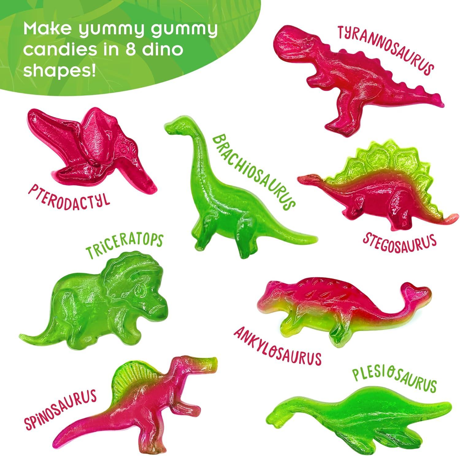 imageThames ampamp Kosmos Dinosaur Gummy Candy Lab Tasty Labs STEM Experiment Kit Make Your Own DinosaurShaped Gummies Explore Chemistry in Cooking Safe to Eat Ages 6 Made in USA