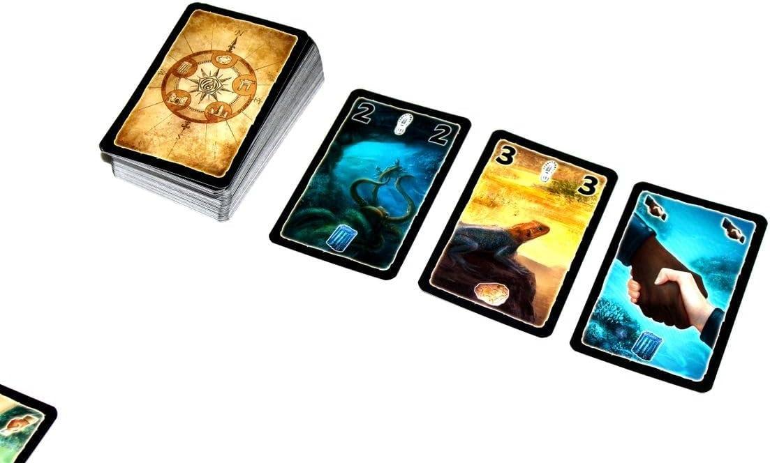 imageThames ampamp Kosmos Lost Cities Rivals Card Game  Strategy Auction Adventure  Vibrant Colors for Two to Four Players  Family Friendly Fun by Kosmos