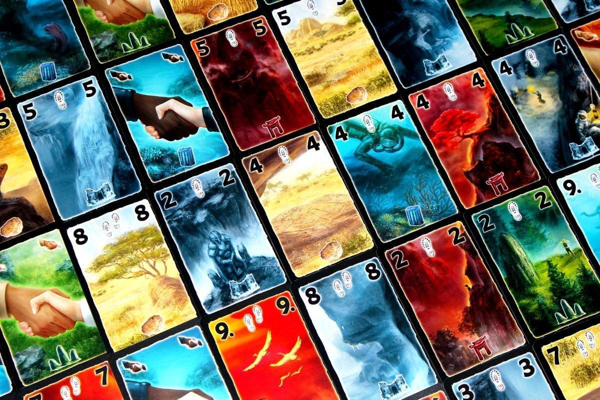 imageThames ampamp Kosmos Lost Cities Rivals Card Game  Strategy Auction Adventure  Vibrant Colors for Two to Four Players  Family Friendly Fun by Kosmos