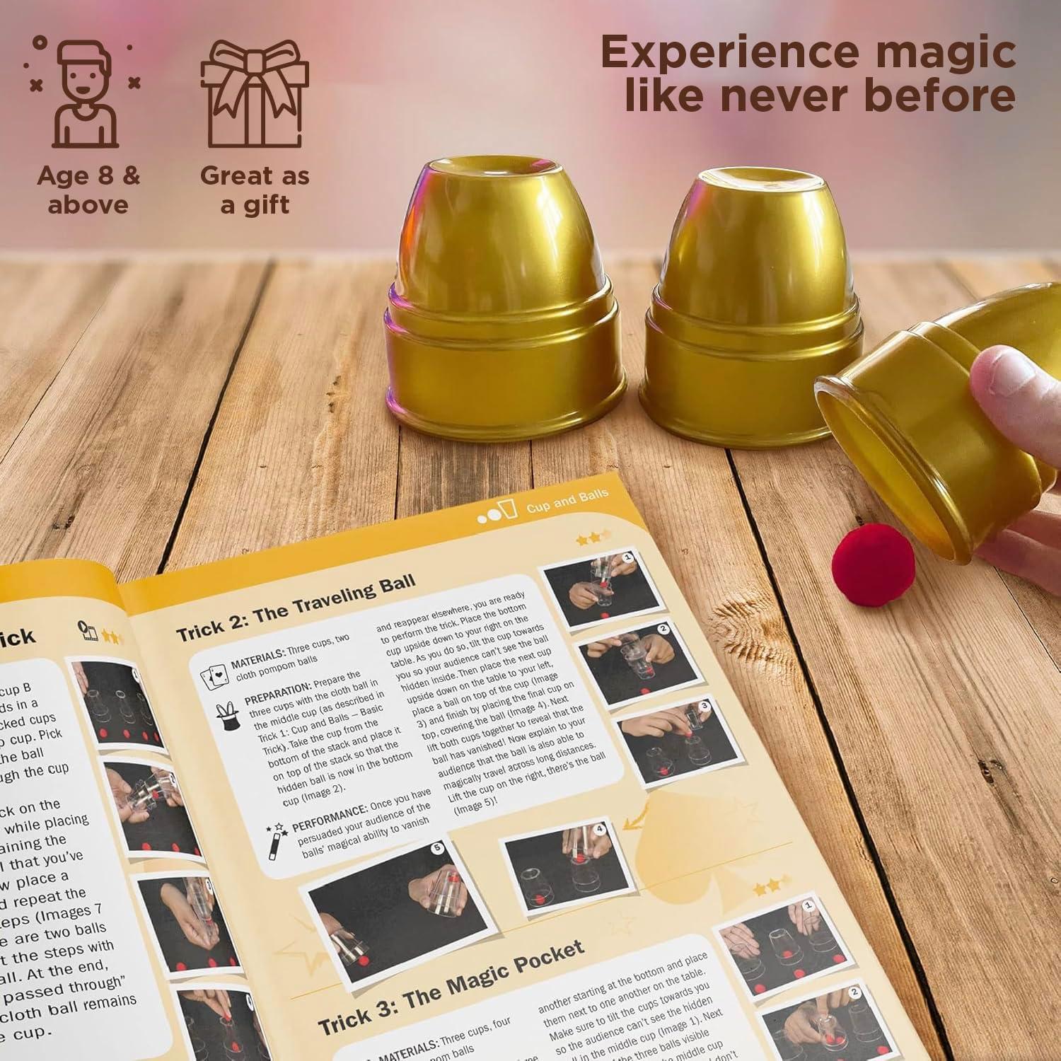 imageThames ampamp Kosmos Magic Gold Edition  Playset with 150 Tricks  96 Page Full Color Instruction Manual  42 Props  Video Tutorials  Fun for Kids 8