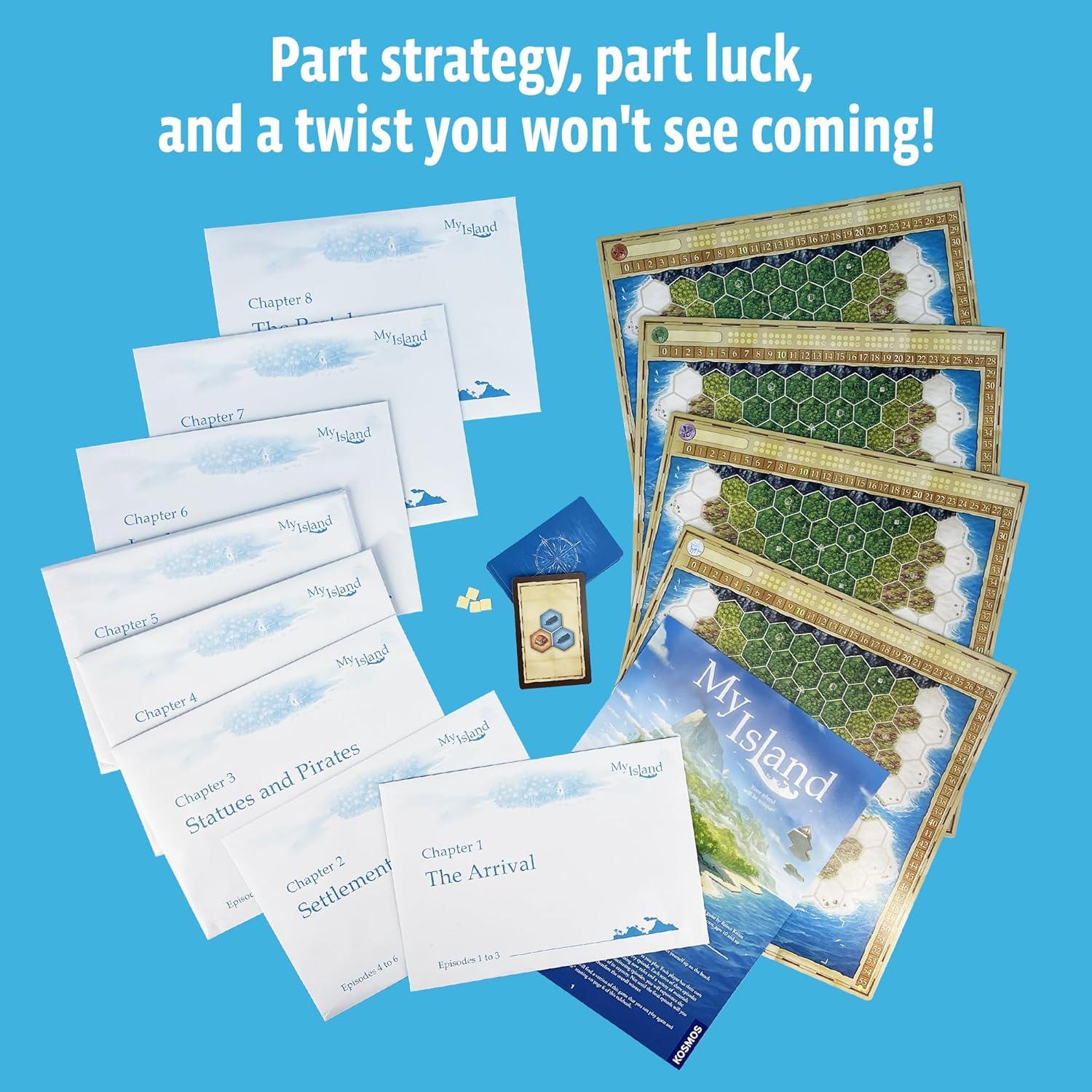 imageThames ampamp Kosmos My City  Family  Friendly  Legacy Board Game  Kosmos Games  2 to 4 Players  Ages 10 and Up  Award Winning Designer Reiner Knizia  BlueMy island