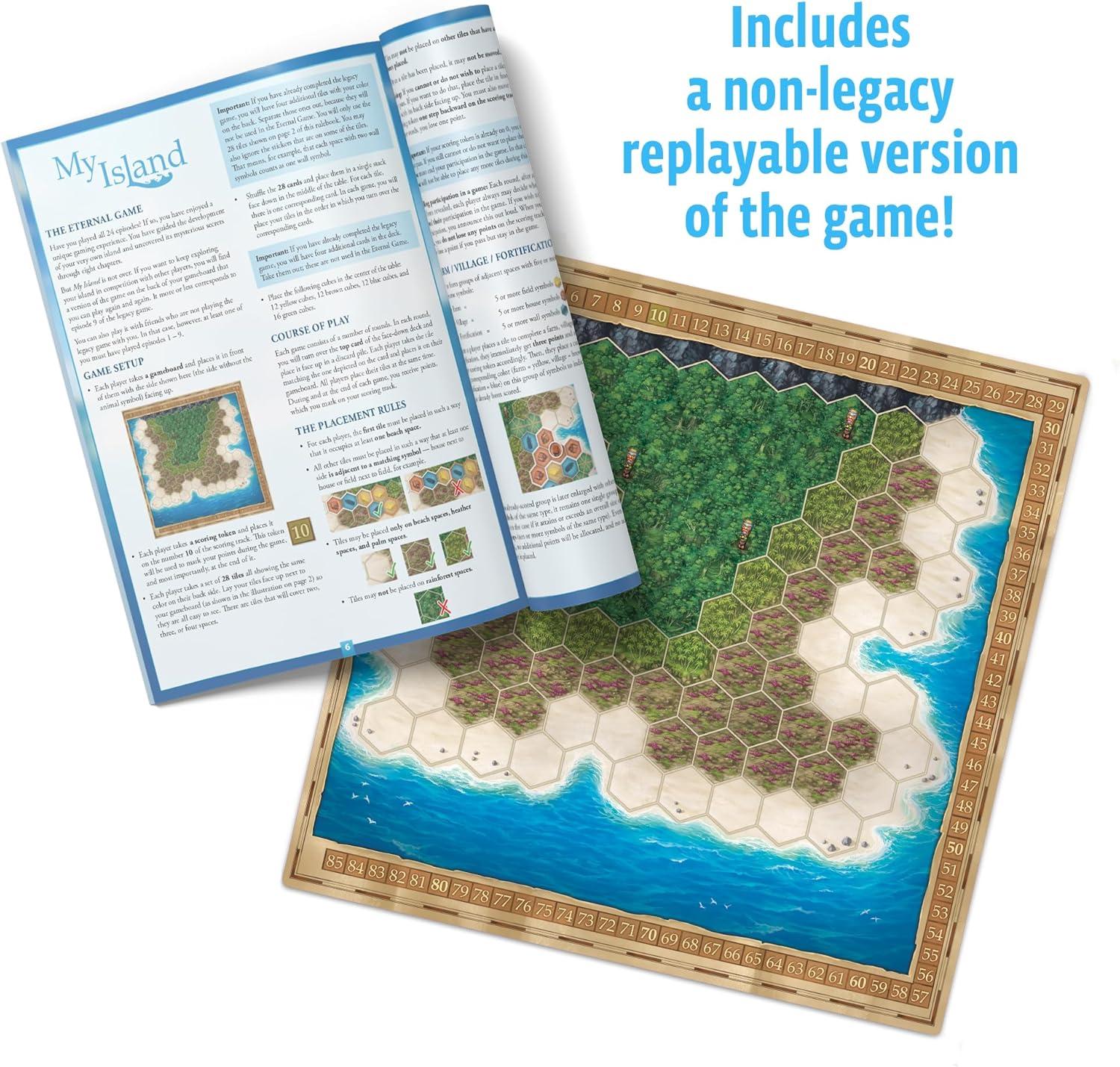 imageThames ampamp Kosmos My City  Family  Friendly  Legacy Board Game  Kosmos Games  2 to 4 Players  Ages 10 and Up  Award Winning Designer Reiner Knizia  BlueMy island