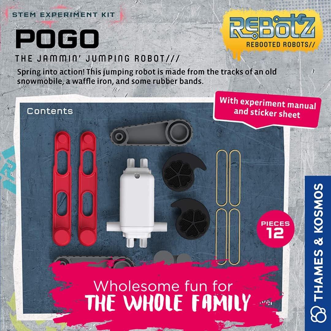 imageThames ampamp Kosmos ReBotz Pogo  The Jammin Jumping Robot  Build a Wacky Motorized Robot  Collect All 4  Combine to Make New Robotic Creations  Great Stocking Stuffer Easter Basket GoodiePogo  The Jammin Jumping Robot