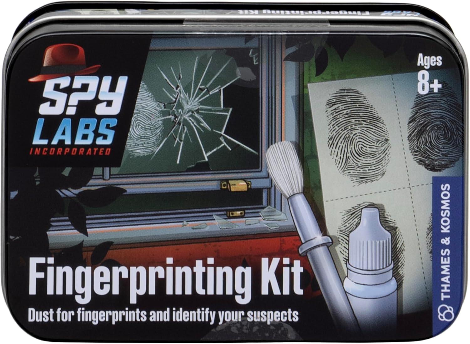 imageThames ampamp Kosmos Spy Labs Inc Fingerprinting Kit Identify Collect Analyze Fingerprint Evidence  Essential Tools and Tricks of The Trade from The Detective Gear Experts for Young Investigators