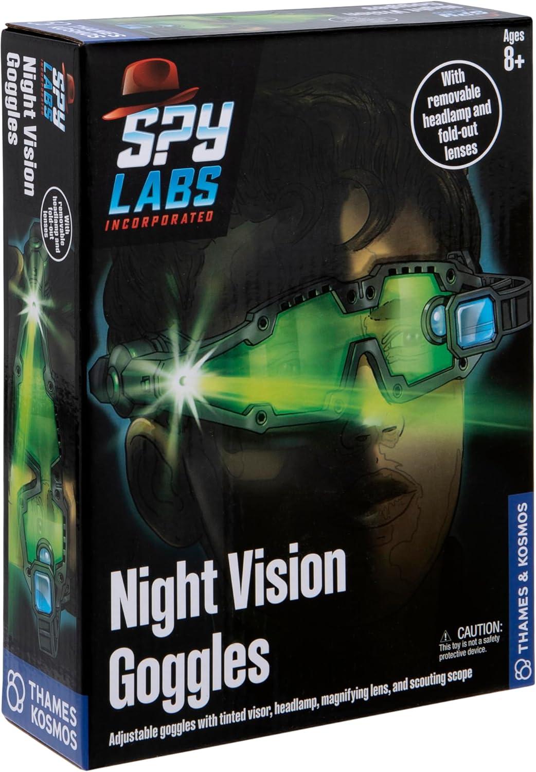 imageThames ampamp Kosmos Spy Labs Inc Night Vision Goggles Conduct Secret Missions ampamp Surveillance at Night  Essential Tools ampamp Tricks of The Trade from The Detective Gear Experts for Young Investigators