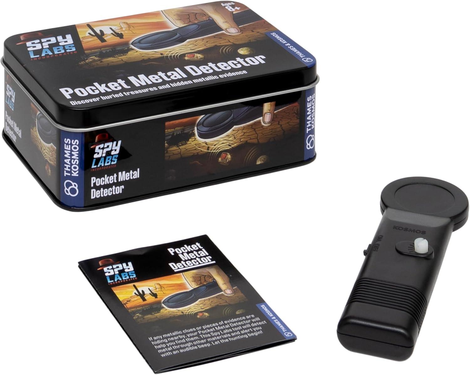 imageThames ampamp Kosmos Spy Labs Inc Pocket Metal Detector Detects Metallic Pieces of Evidence  Essential Tools ampamp Tricks of The Trade from The Detective Gear Experts for Young Investigators Small
