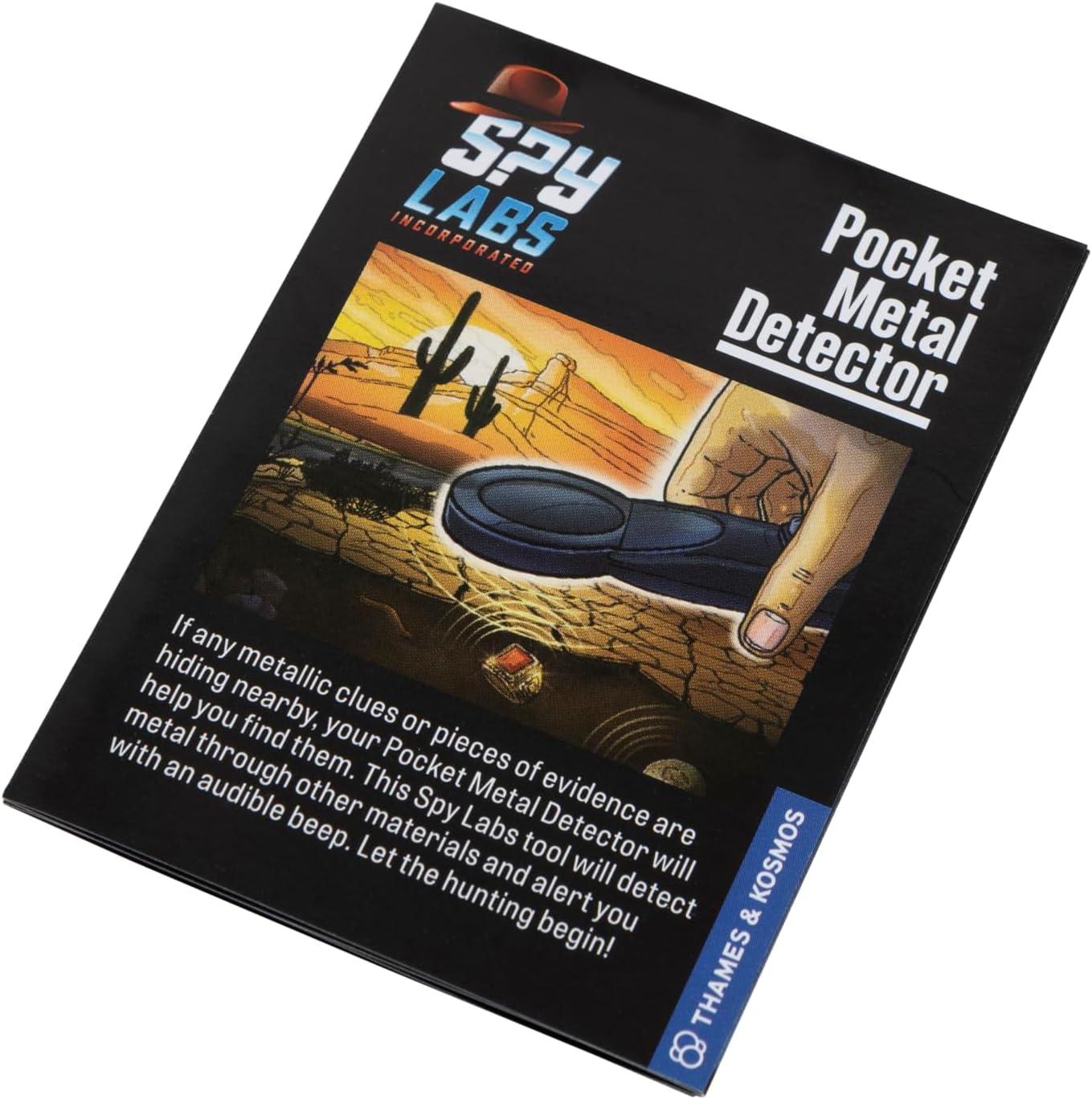 imageThames ampamp Kosmos Spy Labs Inc Pocket Metal Detector Detects Metallic Pieces of Evidence  Essential Tools ampamp Tricks of The Trade from The Detective Gear Experts for Young Investigators Small