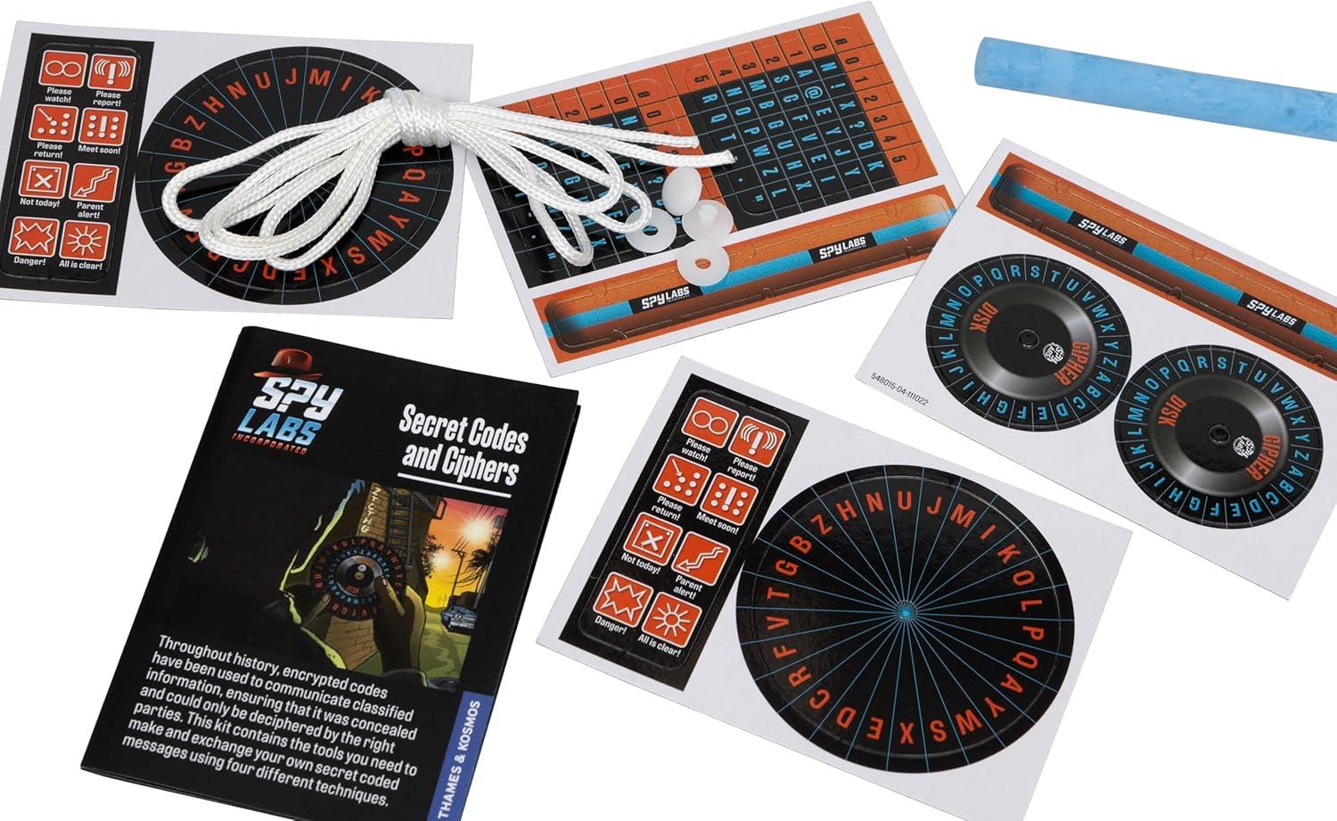 imageThames ampamp Kosmos Spy Labs Inc Secret Codes and Ciphers Learn How to Make ampamp Exchange Coded Messages  Essential Tools ampamp Tricks of The Trade from The Detective Gear Experts for Young Investigators