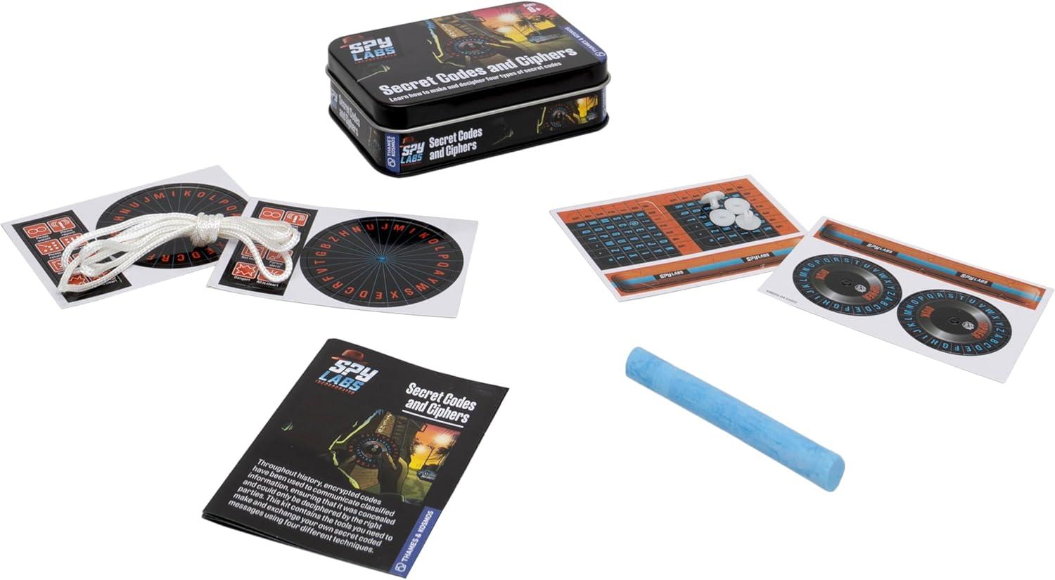 imageThames ampamp Kosmos Spy Labs Inc Secret Codes and Ciphers Learn How to Make ampamp Exchange Coded Messages  Essential Tools ampamp Tricks of The Trade from The Detective Gear Experts for Young Investigators