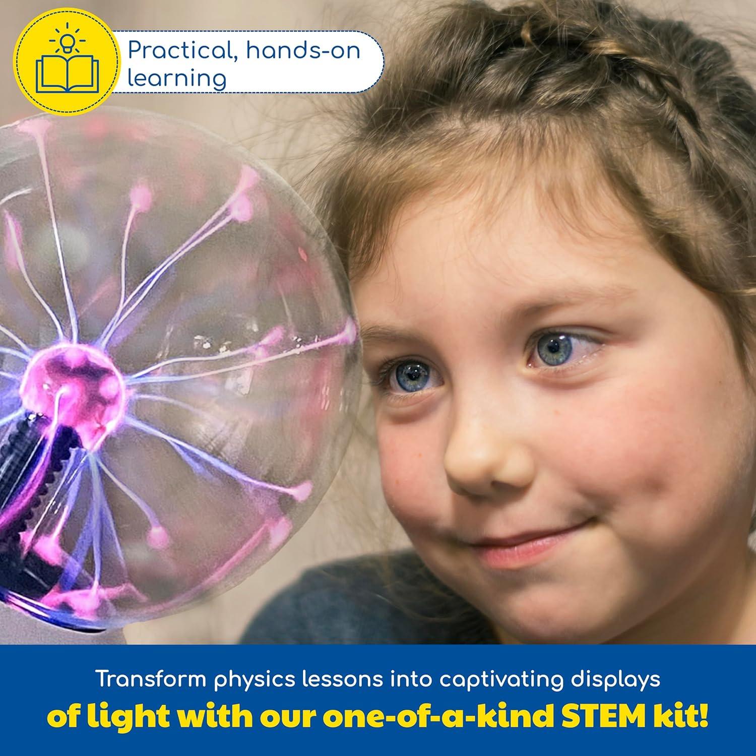 imageThames ampamp Kosmos The Plasma Ball Essential STEM Tool  Classic Scientific Device Fresh 5inch Glass Sphere Interactive Electric Light Show  Explore Electricity Matter Energy Small