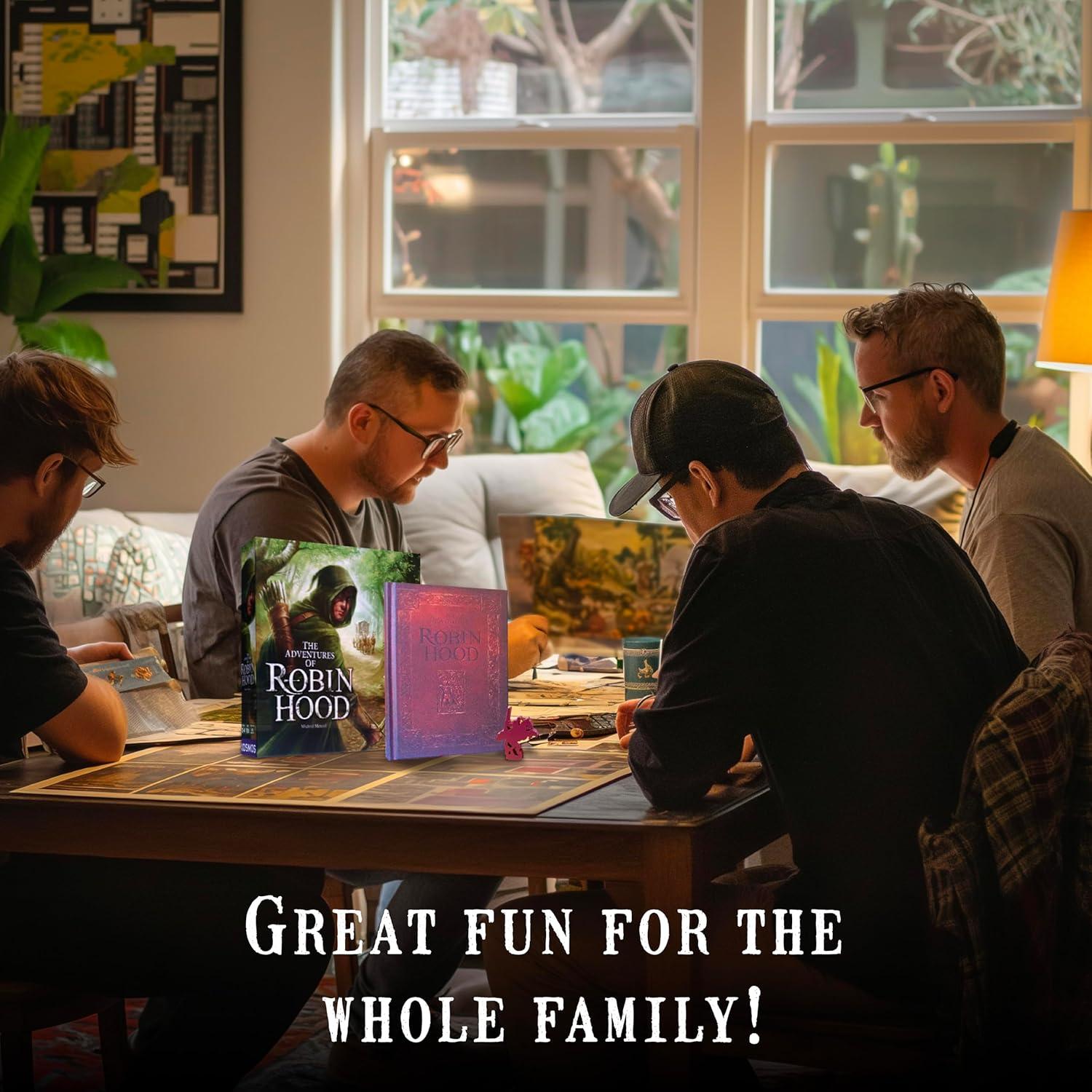 imageThe Adventures of Robin Hood  A Kosmos Game  FamilyFriendly Cooperative RolePlayer StoryDriven Game for 2 to 4 Players Ages 10 and up