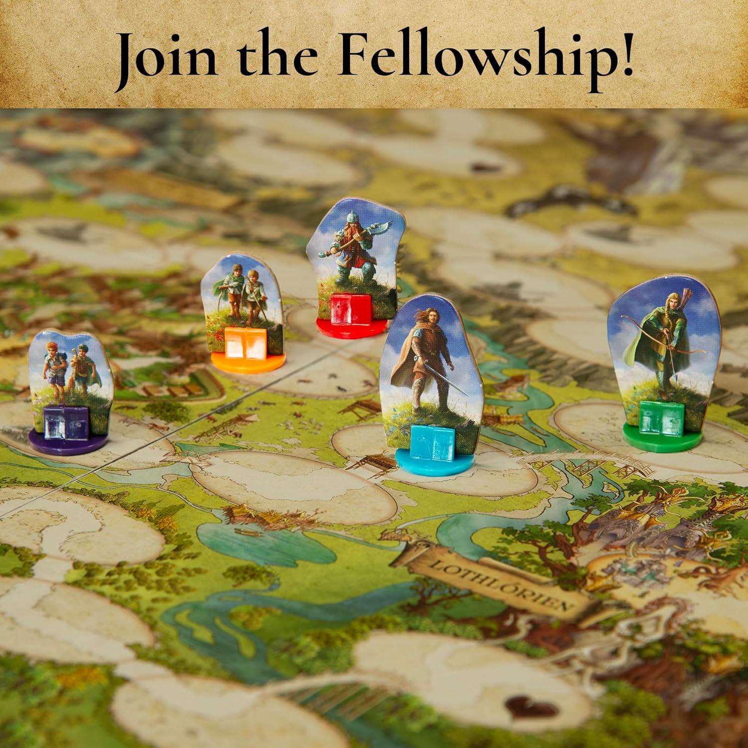 imageThe Lord of The Rings Adventure to Mount Doom  Family Game  Cooperative Game  Strategy Game