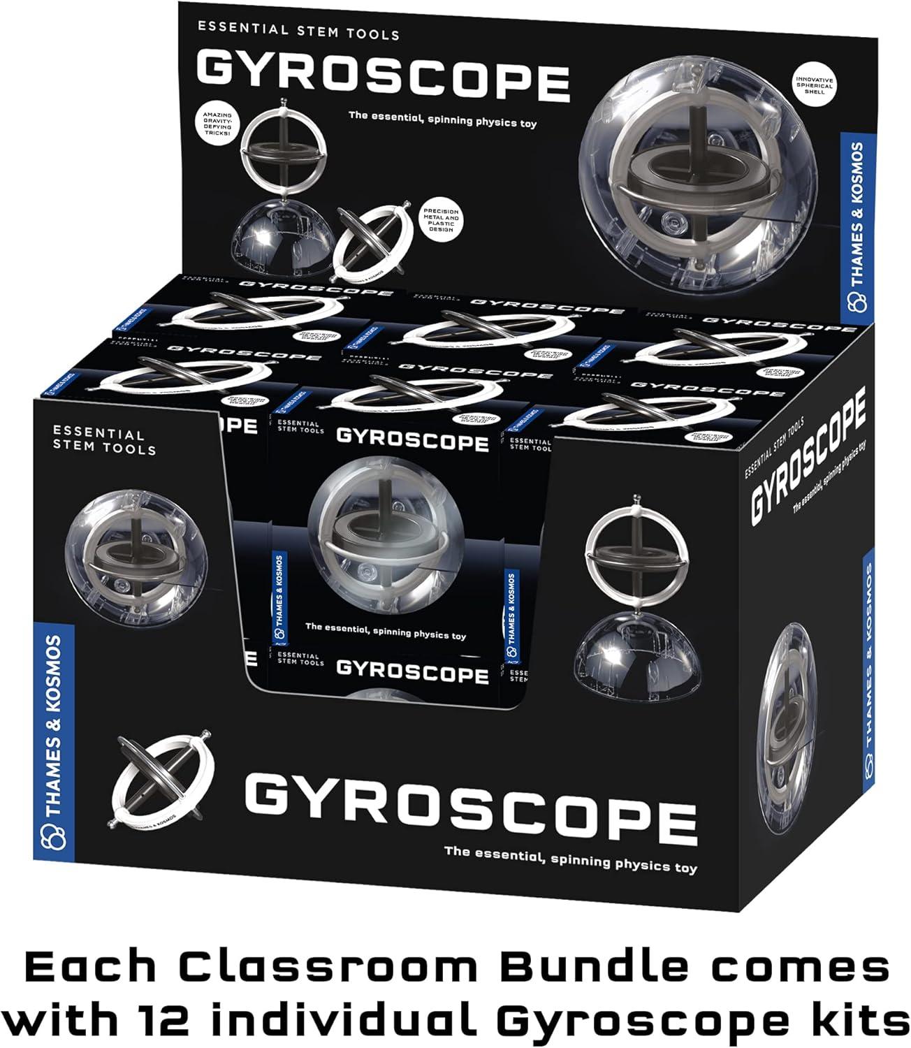 imageThe Thames ampamp Kosmos Gyroscope Essential STEM Tool Classroom Bundle  12 Individually Packaged Gyroscopes  Classic Scientific Device Fresh Fundamental Physics Experiments