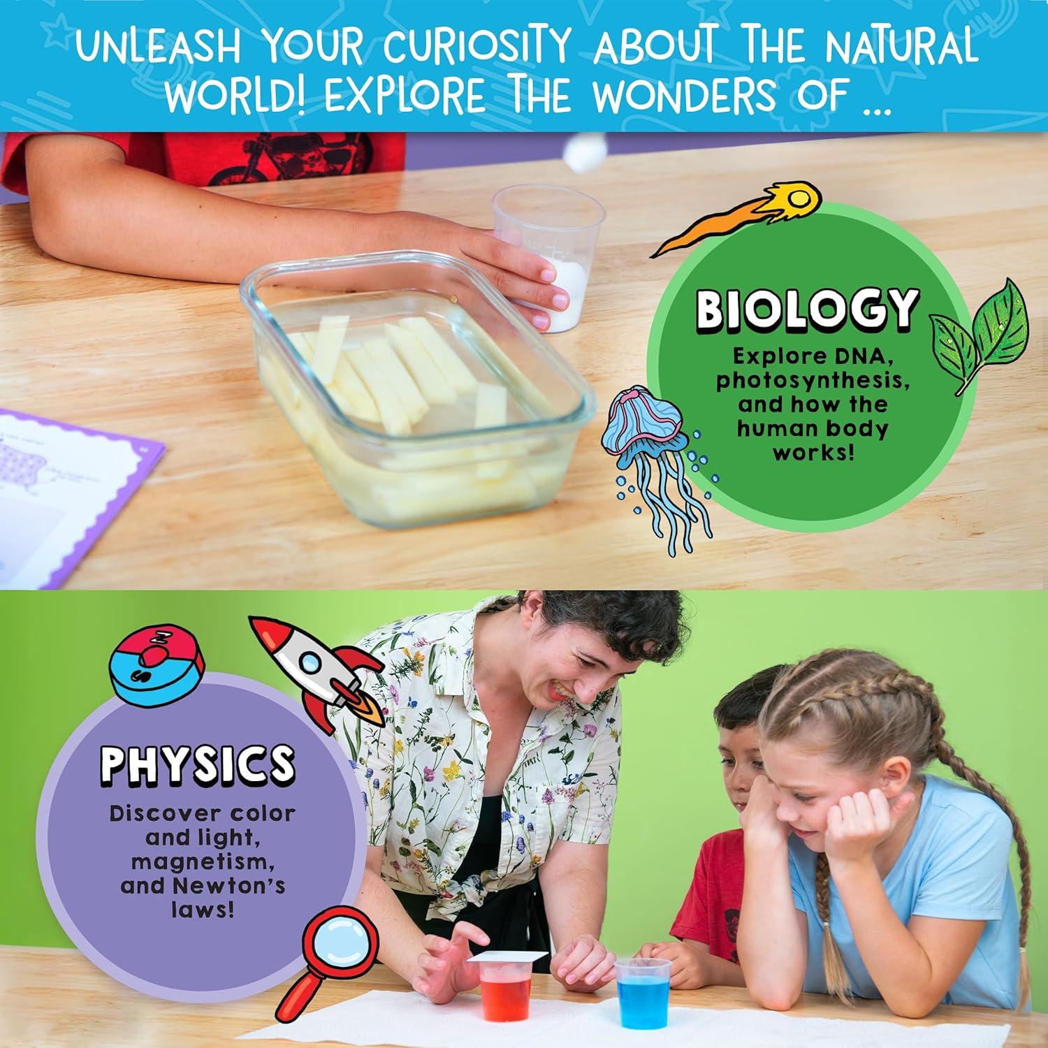 imageWow in The World 100 Experiments That Wow Science Kit by Thames ampamp Kosmos Over 60 Tools ampamp Materials Unique Chemistry Physics Biology ampamp Earth Science Activities wScience Journal for Ages 6