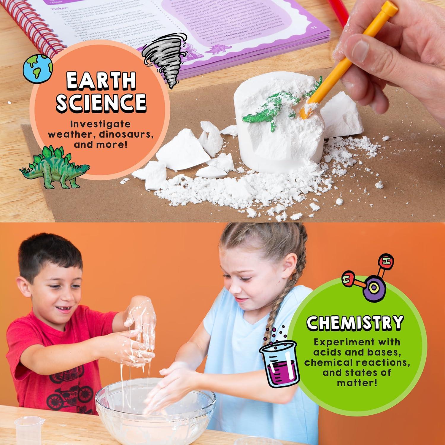 imageWow in The World 100 Experiments That Wow Science Kit by Thames ampamp Kosmos Over 60 Tools ampamp Materials Unique Chemistry Physics Biology ampamp Earth Science Activities wScience Journal for Ages 6