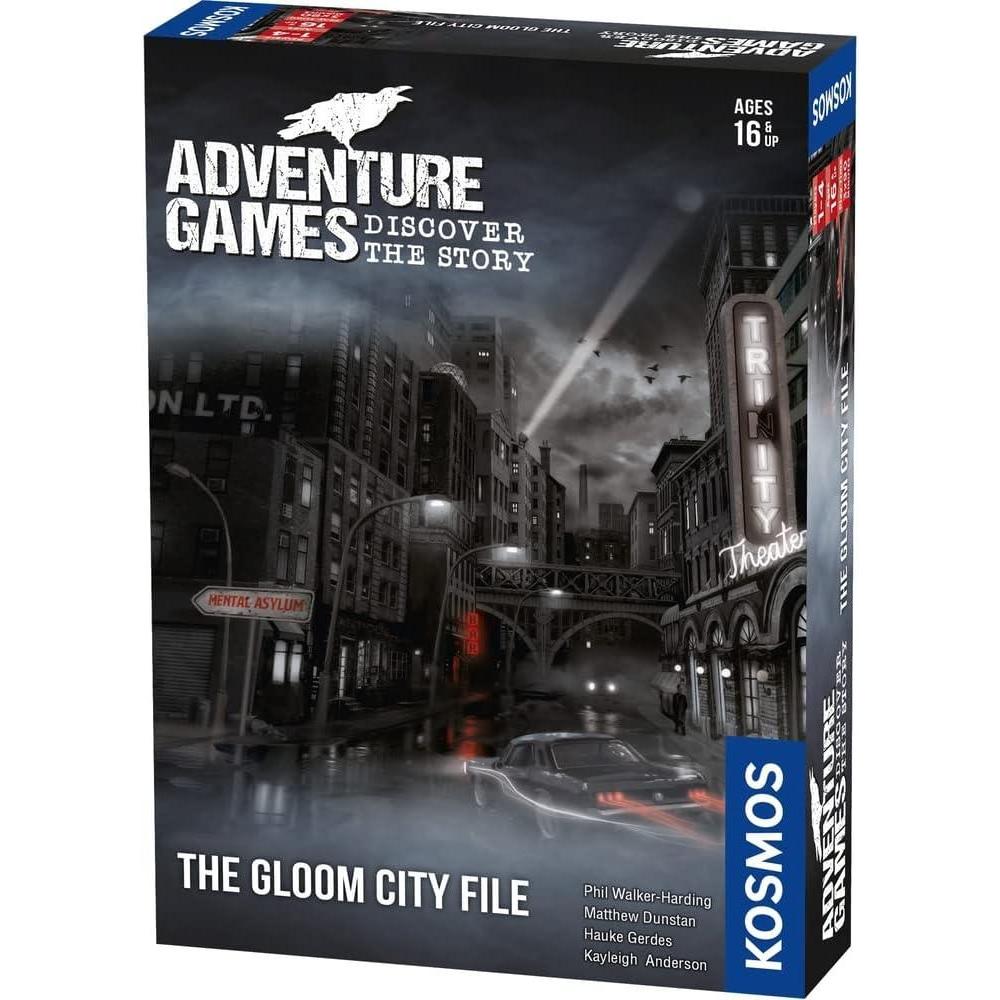imageAdventure Games The Gloom City File  A Kosmos Game from Thames ampamp Kosmos  Collaborative Replayable Storytelling Gaming Experience for 1 to 4 Players Ages 16Gloom City