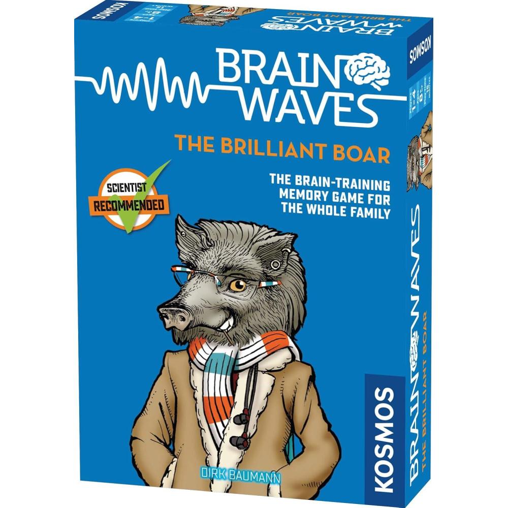 imageBrainwaves The Brilliant Boar  A Kosmos Game from Thames ampamp Kosmos  Fun Scientist Approved FamilyFriendly Games to Sharpen Your Mind ampamp Train Your Brain for Ages 8