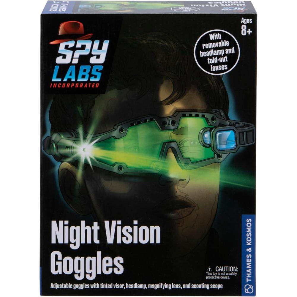 imageThames ampamp Kosmos Spy Labs Inc Night Vision Goggles Conduct Secret Missions ampamp Surveillance at Night  Essential Tools ampamp Tricks of The Trade from The Detective Gear Experts for Young Investigators